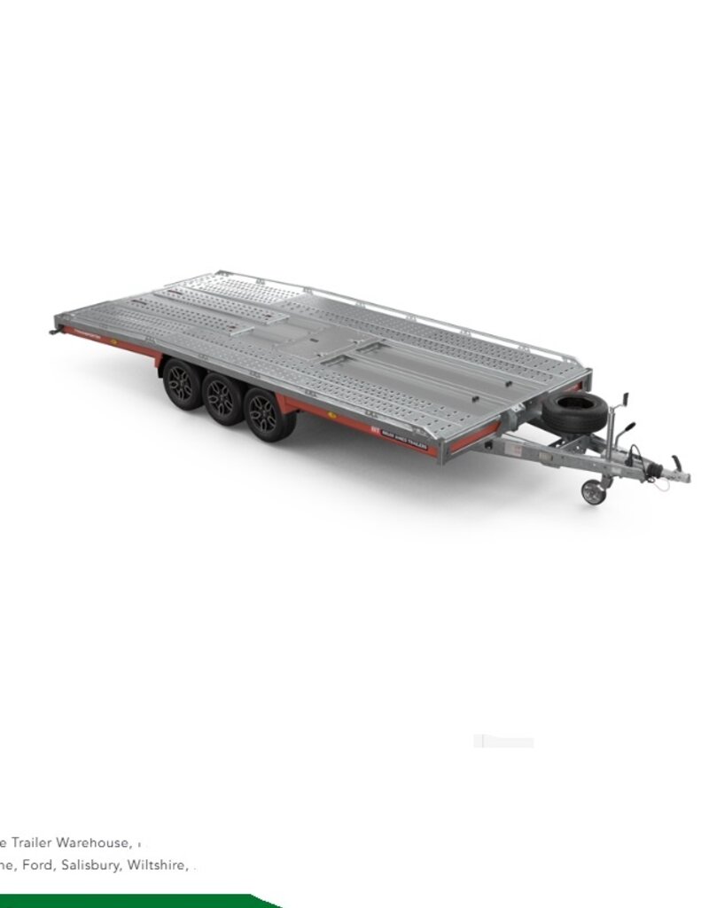 Brian James 231 T Transporter, 5.0m x 2.24m, 3.5t, 12in wheels, 3 Axle