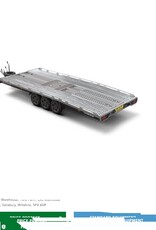 Brian James 231 T Transporter, 5.5m x 2.1m, 3.5t, 12in wheels, 3 Axle