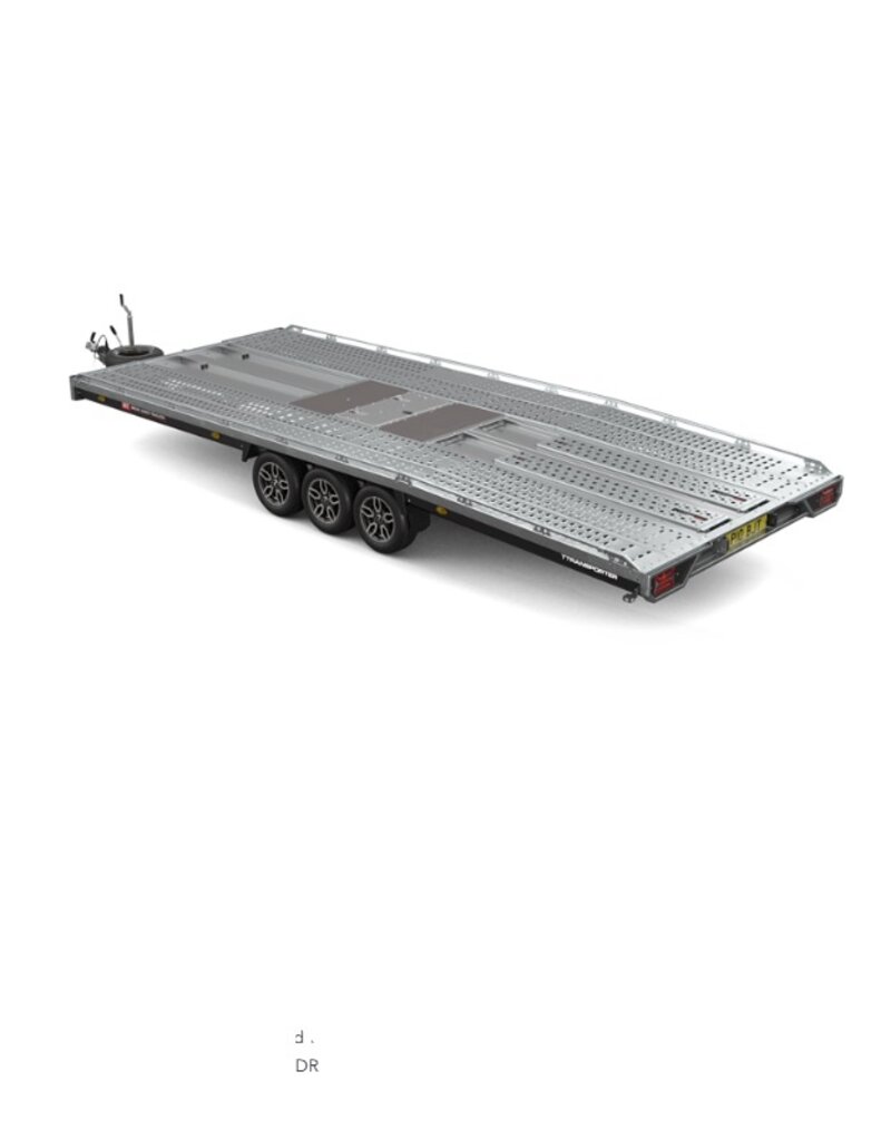 Brian James 231 T Transporter, 6.0m x 2.24m, 3.5t, 12in wheels, 3 Axle