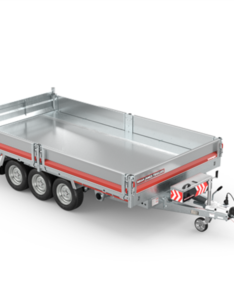 Brian James Tipper 526 - 4.0m x 2.0m, 3500kg, 3 Axle, 12" Wheels