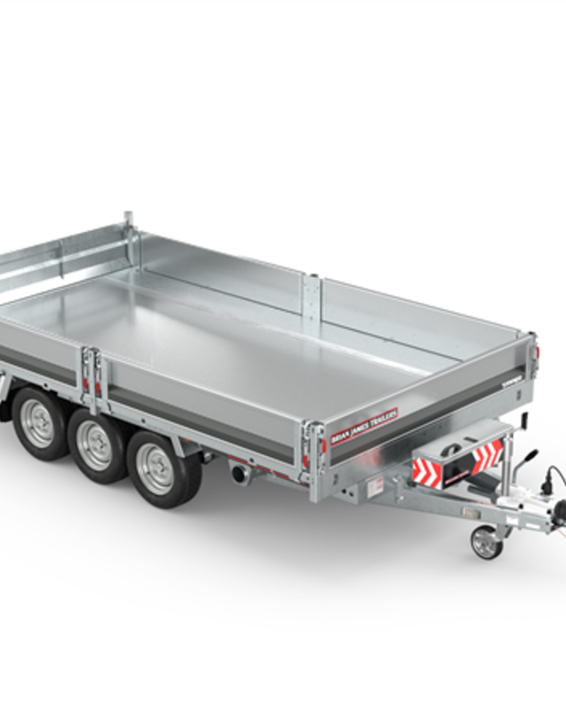 Brian James Tipper 526 - 4.0m x 2.0m, 3500kg, 3 Axle, 12" Wheels