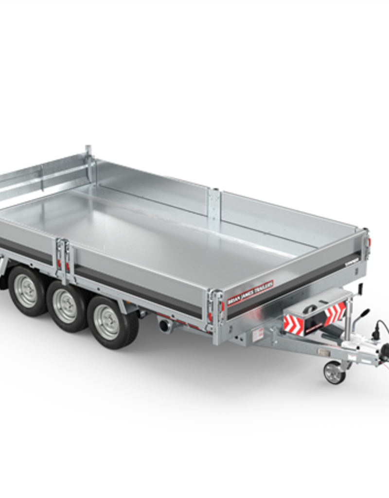 Brian James Tipper 526 - 4.0m x 2.0m, 3500kg, 3 Axle, 12" Wheels