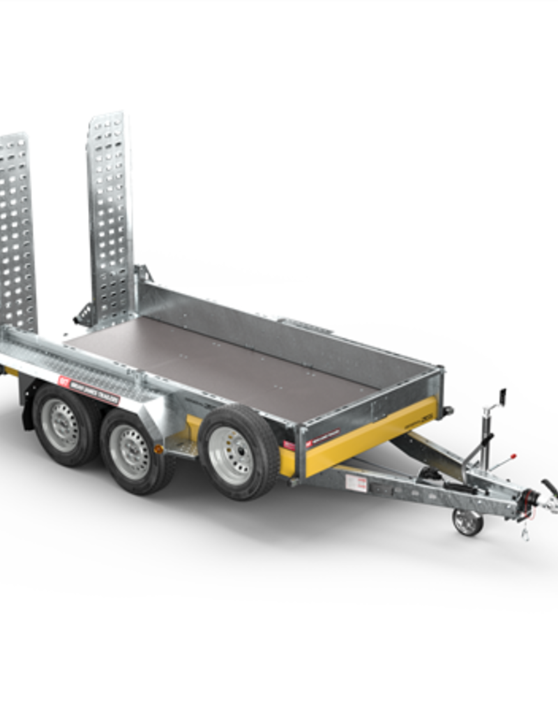 Brian James General Plant 551 - 2.7m x 1.3m, 2700kg, 2 Axle, 13" Wheels Adjustable Ramps