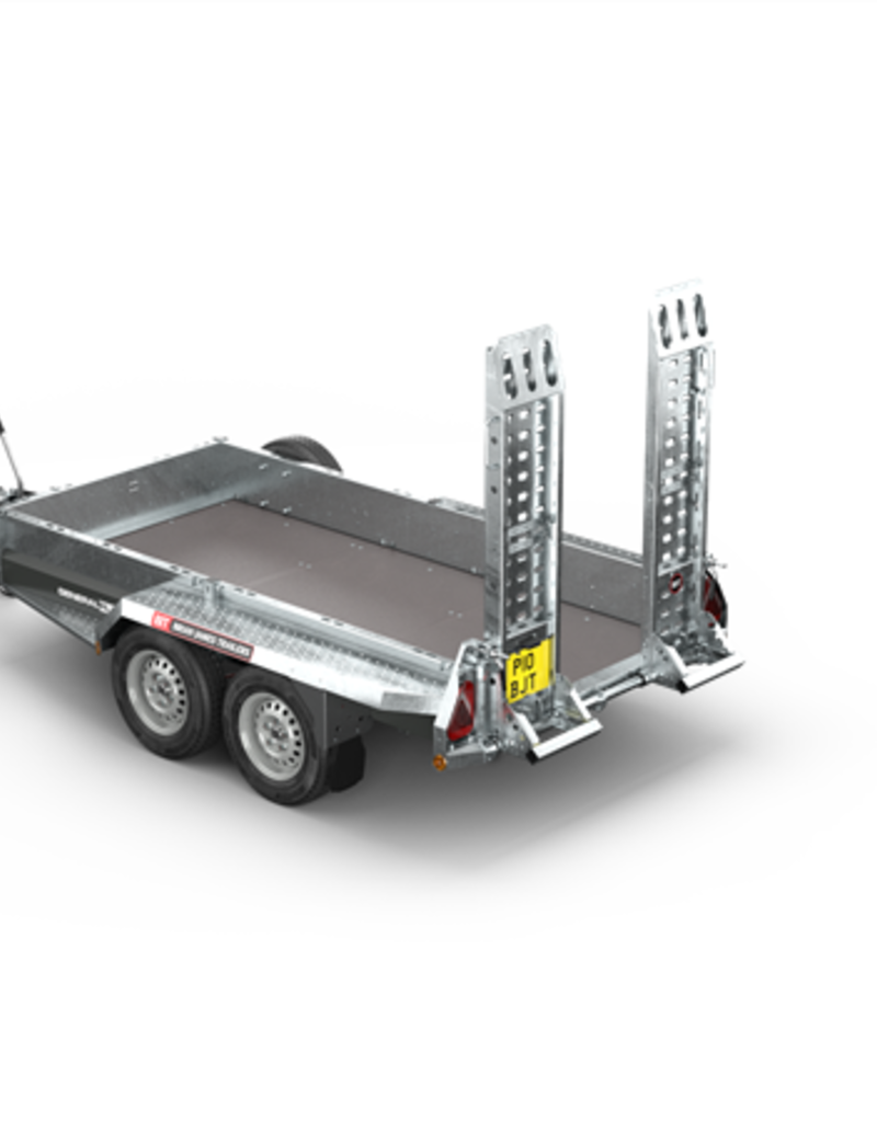 Brian James General Plant 551 - 2.7m x 1.3m, 2700kg, 2 Axle, 13" Wheels Adjustable Ramps