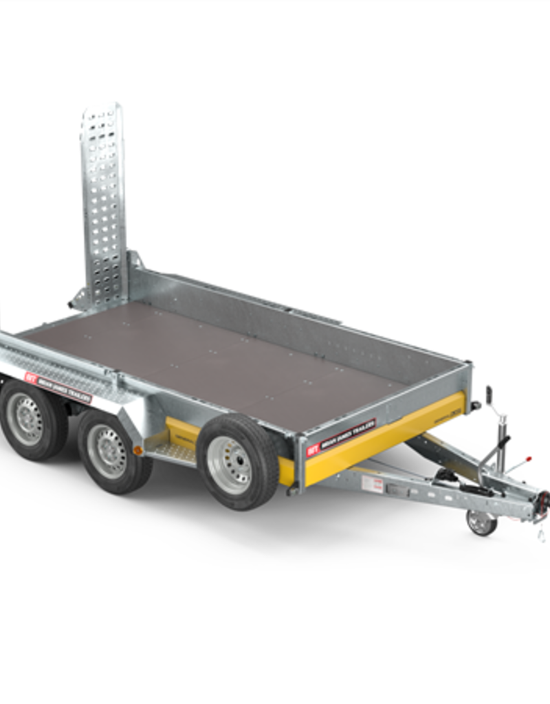 Brian James General Plant 551 - 3.1m x 1.7m, 3500kg, 2 Axle, 13" Wheels - Adjustable Ramps