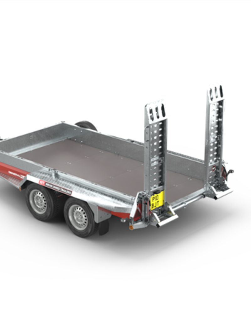 Brian James General Plant 551 - 3.1m x 1.7m, 3500kg, 2 Axle, 13" Wheels - Adjustable Ramps