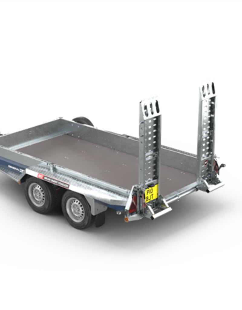 Brian James General Plant 551 - 3.1m x 1.7m, 3500kg, 2 Axle, 13" Wheels - Adjustable Ramps