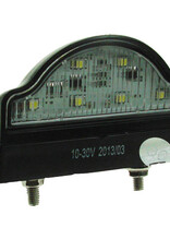 10-30V LED Number Plate Lamp with Cable and Studs