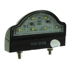 10-30V LED Number Plate Lamp with Cable and Studs