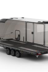 Brian James Race Transporter 7, MY23 - 5.5m x 2.3m, 3500kg, Tri Axle, 10" Wheels, Black