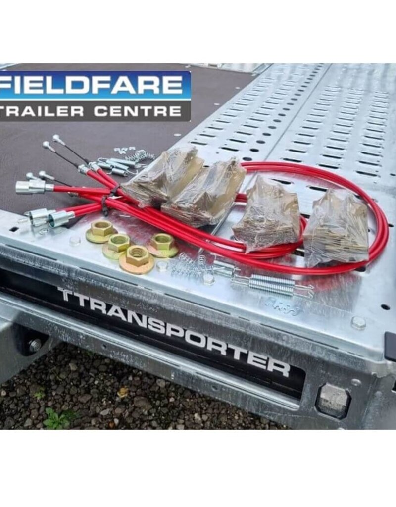 Brian James T Transporter 3500 kg Twin Axle 12" Wheels (T4) Brake Service Kit