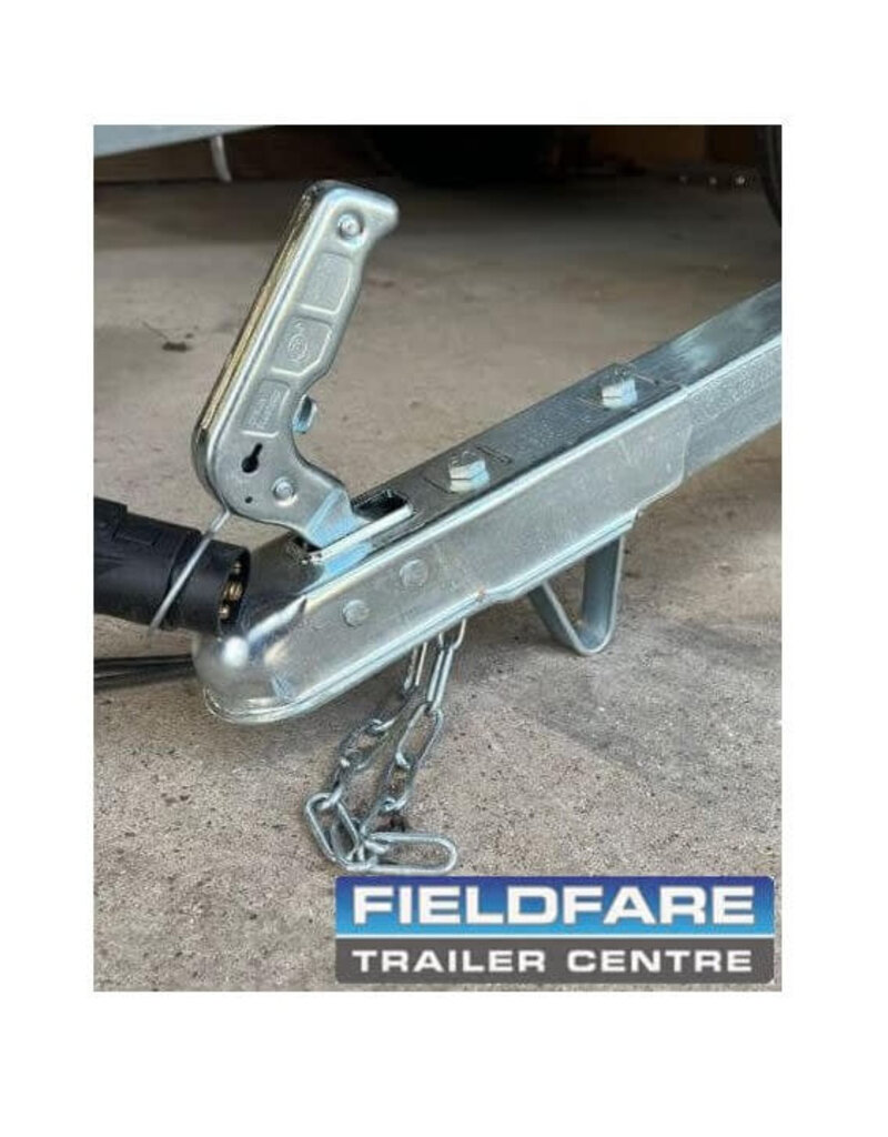 ERDE 80MM COUPLING SKID, 90MM HOLE CENTRES BK