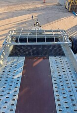 Used Brian James 543-2320 Digger Plant 2 3.7 x 1.7 3500kg GVW  - Adjustable Ramps, Bucket Cage and Chevrons