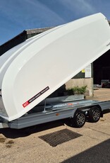Brian James  RS3  Race Shuttle -Tilt Bed Clamshell Trailer