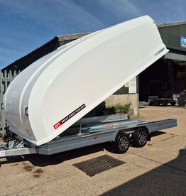 4.7m x 1.95m Brian James  RS3  Race Shuttle -Tilt Bed Clamshell Trailer