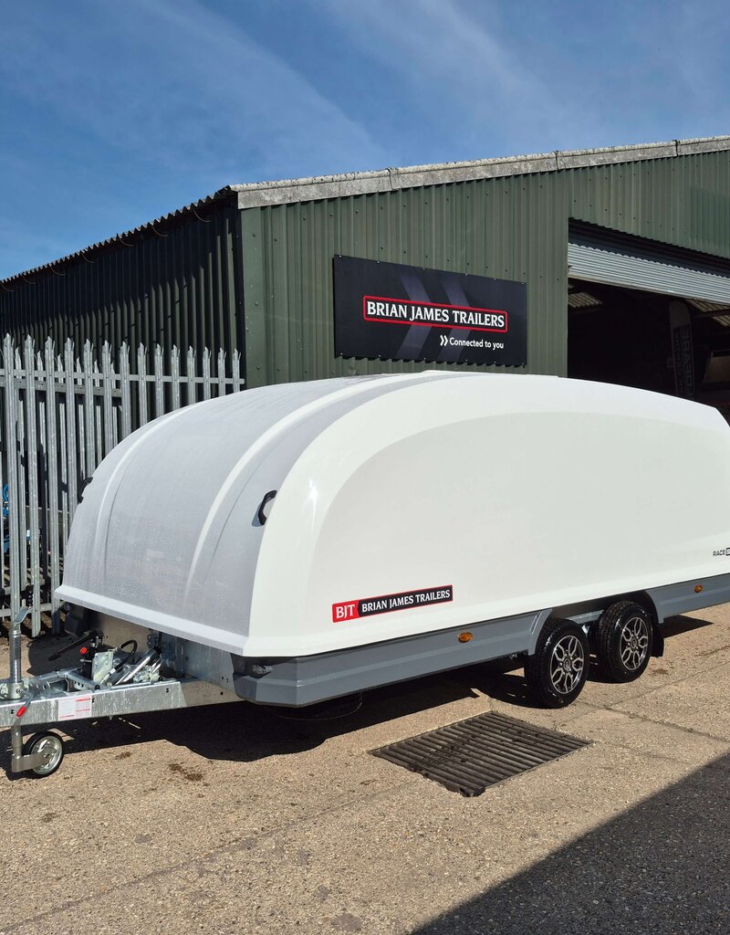 Brian James  RS3  Race Shuttle -Tilt Bed Clamshell Trailer