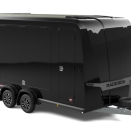 Race Box 610, 4.50 m x 1.95 m bed, 3,000 Kg, Twin Axle, Black