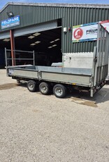 Used Ifor Williams LM146G3 Tri Axle Platform Trailer, Sides, Ramp Tailgate and Options