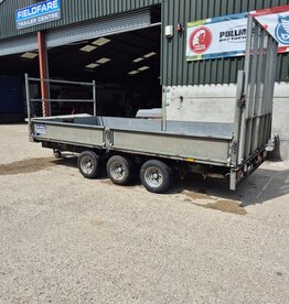 Used Ifor Williams LM146G3 Tri Axle Platform Trailer, Sides, Ramp Tailgate and Options