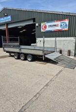 Used Ifor Williams LM146G3 Tri Axle Platform Trailer, Sides, Ramp Tailgate and Options