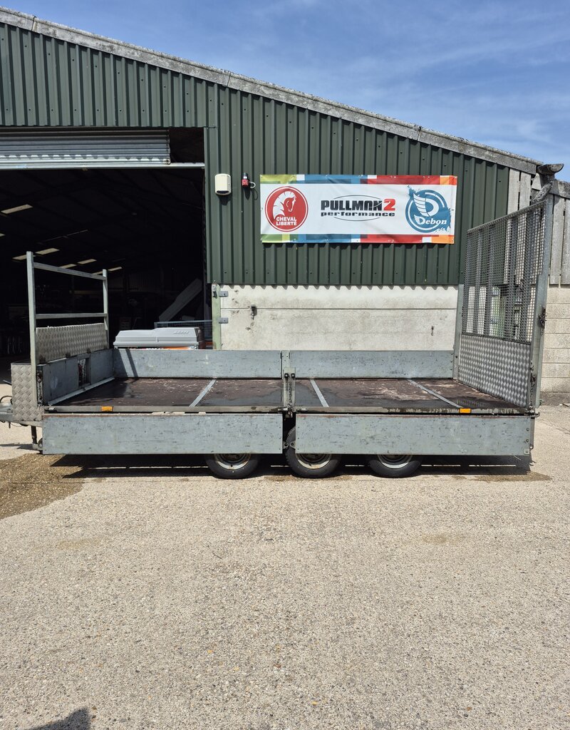Used Ifor Williams LM146G3 Tri Axle Platform Trailer, Sides, Ramp Tailgate and Options