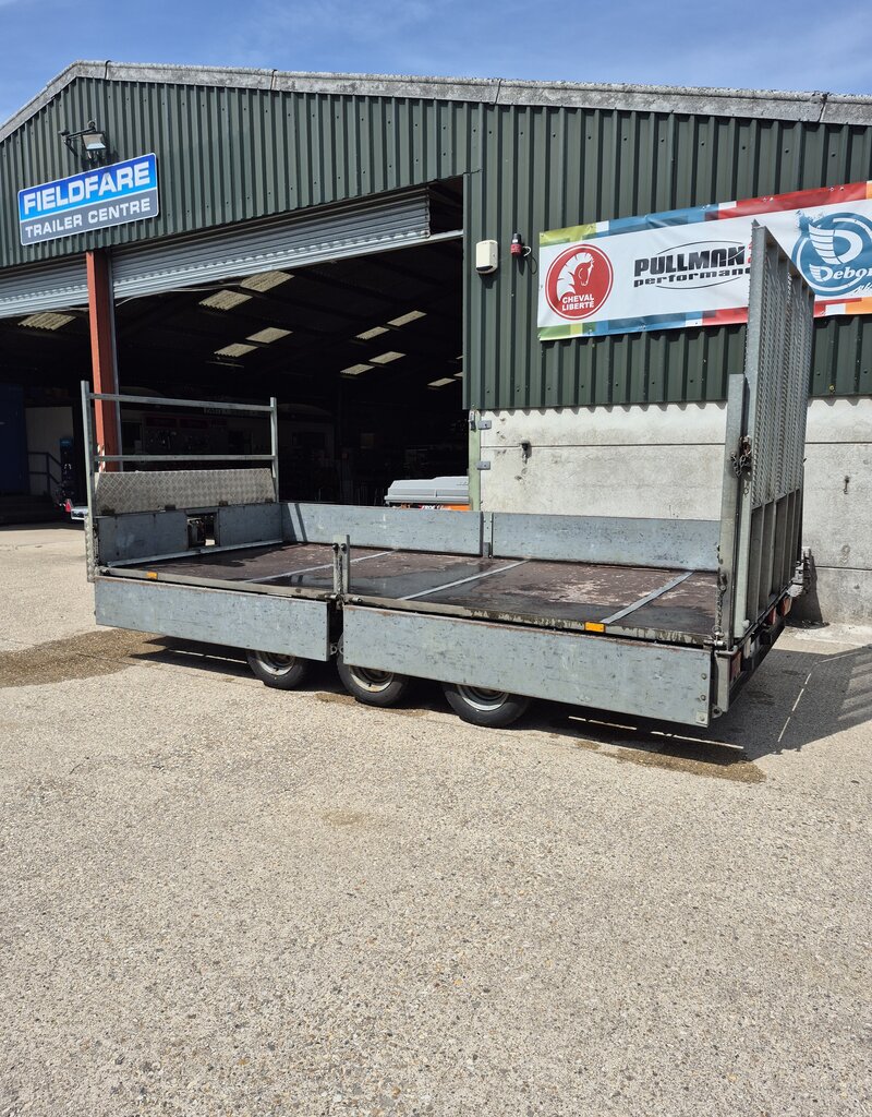 Used Ifor Williams LM146G3 Tri Axle Platform Trailer, Sides, Ramp Tailgate and Options