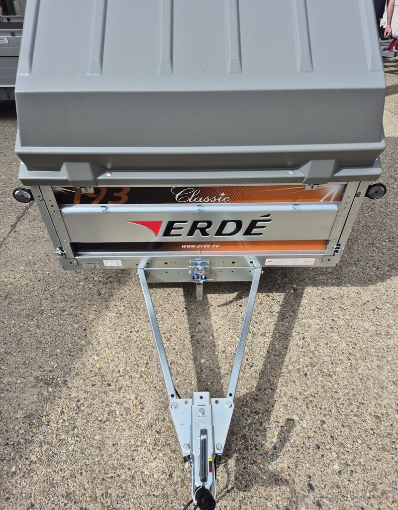 Fully Built Erde 193  Trailer 185cm x 115cm  With Lockable ABS Hard Top Lid
