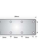 Trailer Suspension 8 Hole Large Mounting Plate | Fieldfare Trailer Centre
