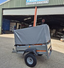 Erde 143 Camping Light utility luggage trailer with High Cover & Frame 60cm