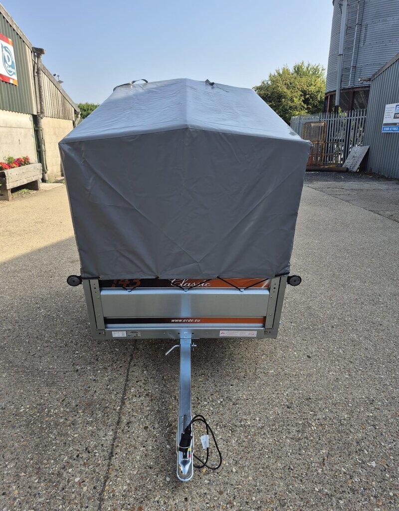 Erde 143 Camping Light utility luggage trailer with High Cover & Frame 60cm