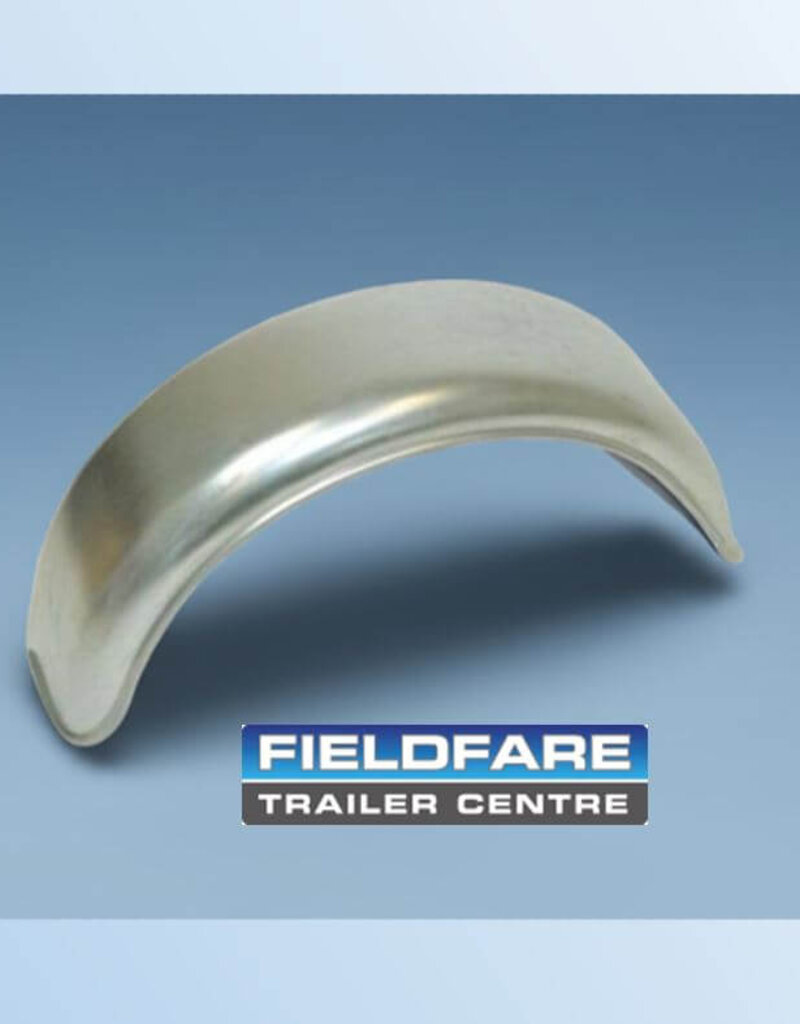 Galvanised Single 8 inch Wheel Mudguard | Fieldfare Trailer Centre