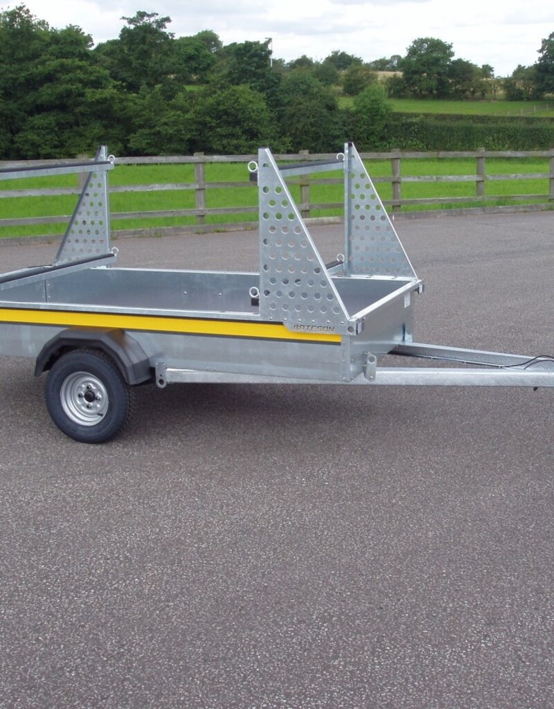Bateson Trailers Bateson Unbraked B84 Fitted with Ramp Tail Gate 8' x 4' 750kg GVW
