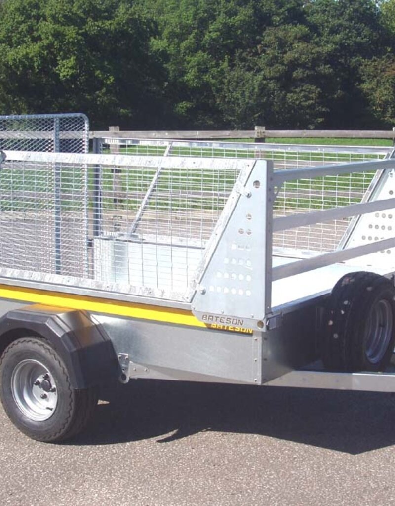 Bateson Trailers Bateson Unbraked B84 Fitted with Ramp Tail Gate 8' x 4' 750kg GVW