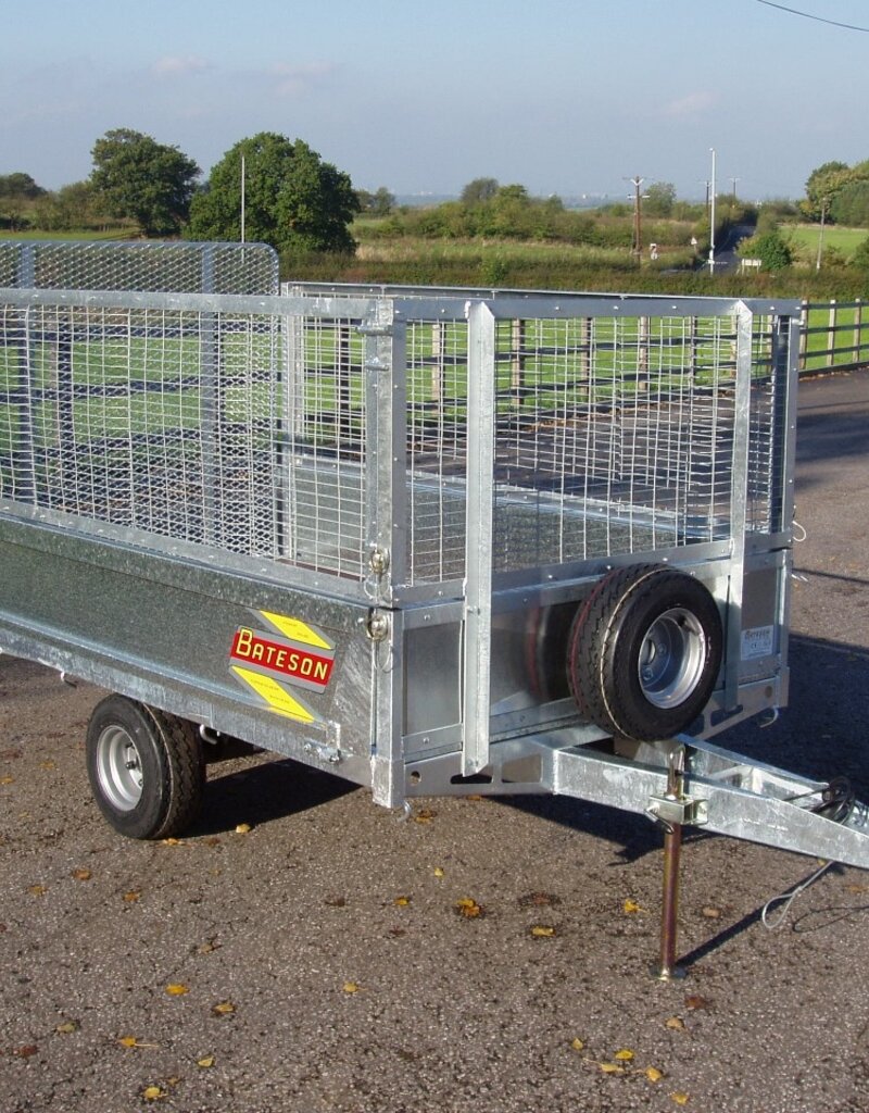 Bateson Trailers Bateson 520 Unbraked Single Axle Trailer 7'x4' 550kg GVW
