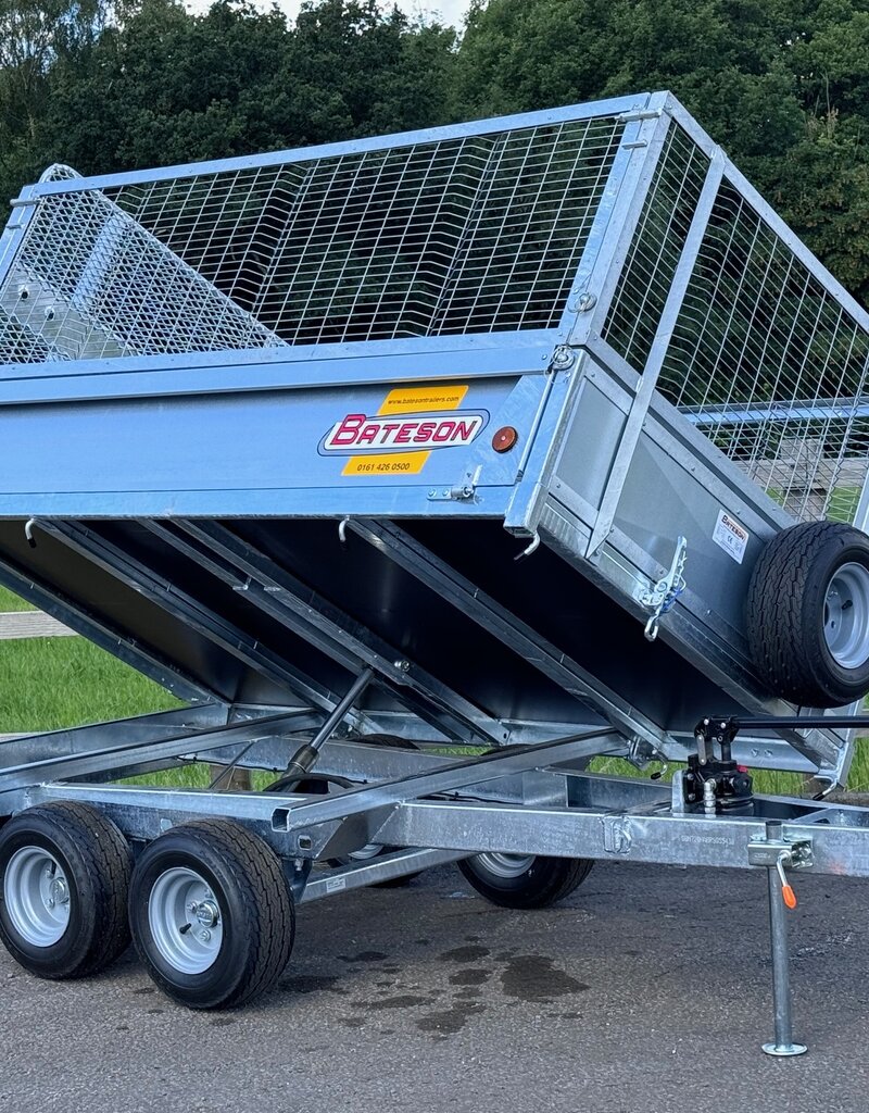 Bateson Trailers Bateson Unbraked 72H Twin Axle Tipping trailer 7'x4' 750kg GVW