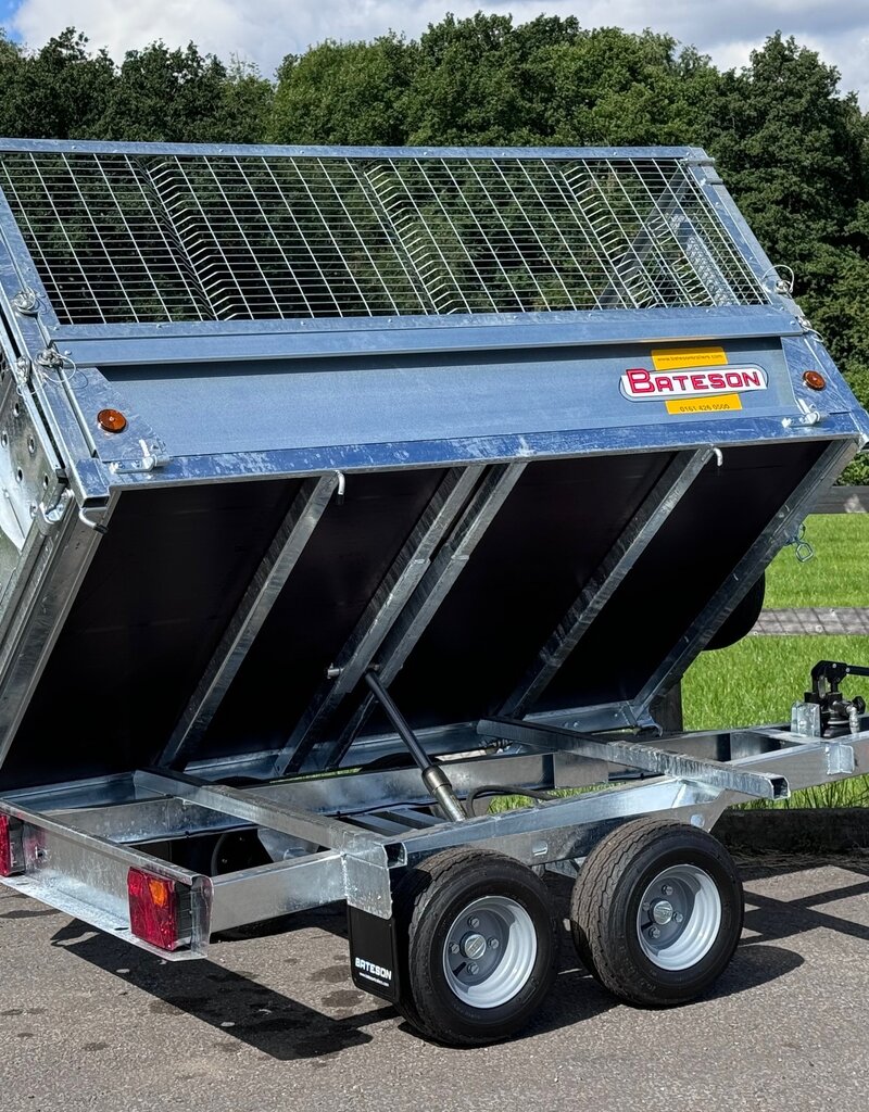 Bateson Trailers Bateson Unbraked 72H Twin Axle Tipping trailer 7'x4' 750kg GVW