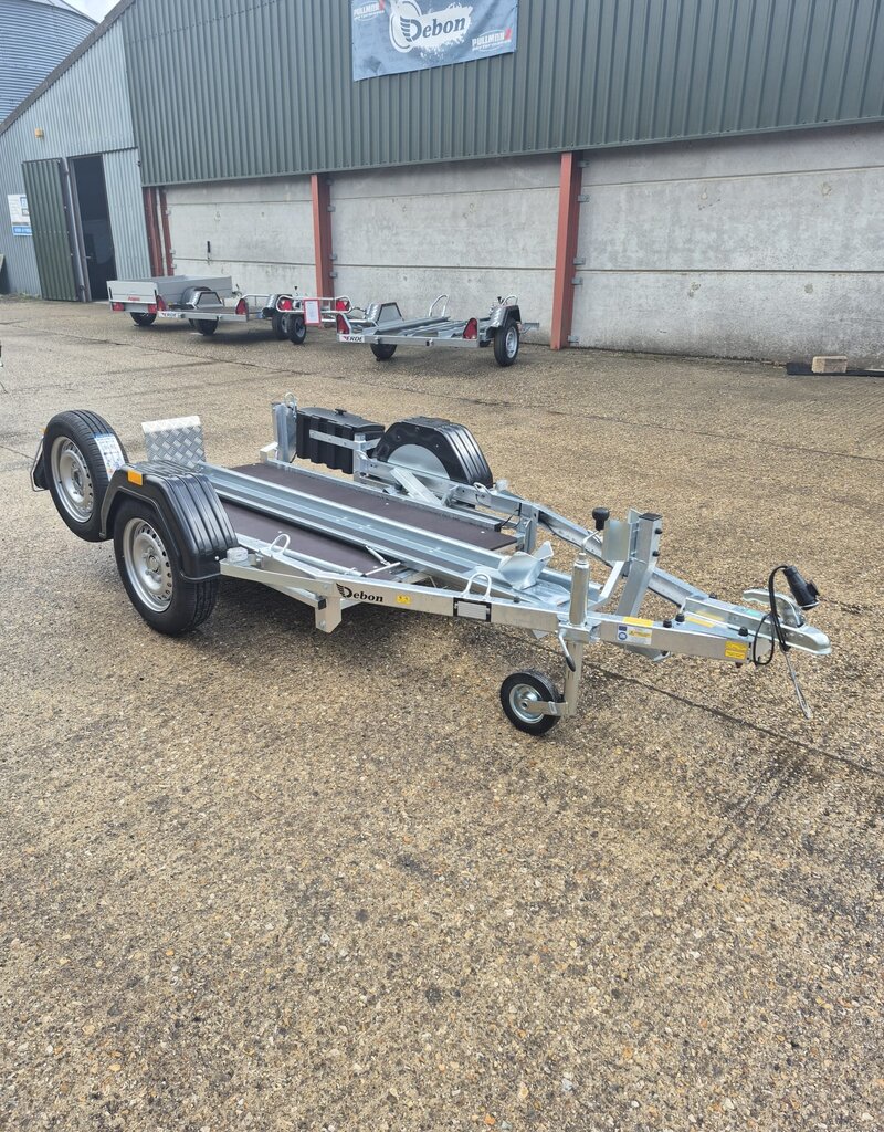 Debon Debon Moto1 Single Tilt Bed Motorcycle Trailer 600kg GVW 427kg Payload