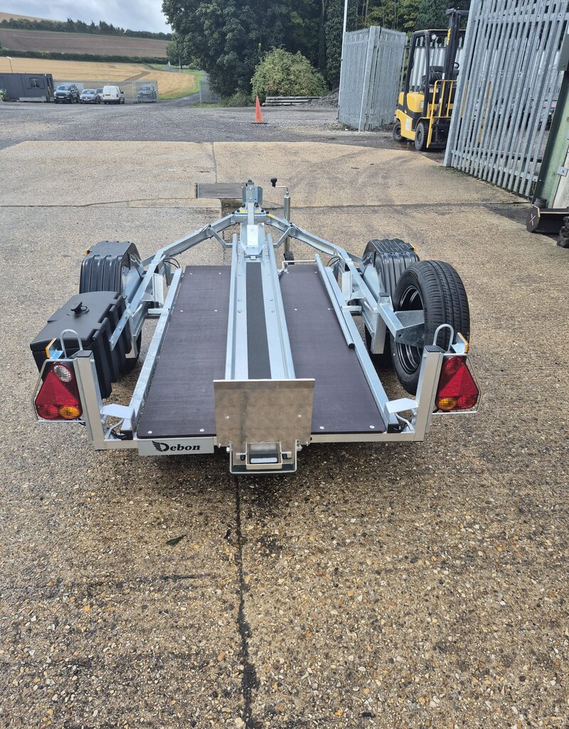 Debon Debon Moto1 Single Tilt Bed Motorcycle Trailer 600kg GVW 427kg Payload