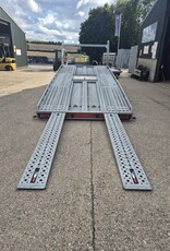 2023 Brian James T Transporter 5.5m x 2.2m Twin Axle 3500kg GVW Tyre Rack & tilt Bed
