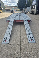 2023 Brian James T Transporter 5.5m x 2.2m Twin Axle 3500kg GVW Tyre Rack & tilt Bed