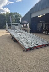 2023 Brian James T Transporter 5.5m x 2.2m Twin Axle 3500kg GVW Tyre Rack & tilt Bed