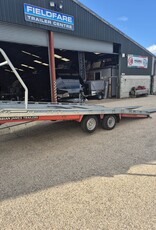 2023 Brian James T Transporter 5.5m x 2.2m Twin Axle 3500kg GVW Tyre Rack & tilt Bed