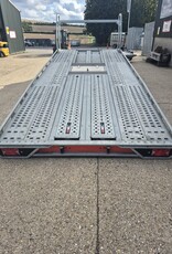 2023 Brian James T Transporter 5.5m x 2.2m Twin Axle 3500kg GVW Tyre Rack & tilt Bed