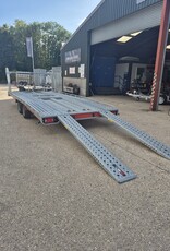 2023 Brian James T Transporter 5.5m x 2.2m Twin Axle 3500kg GVW Tyre Rack & tilt Bed