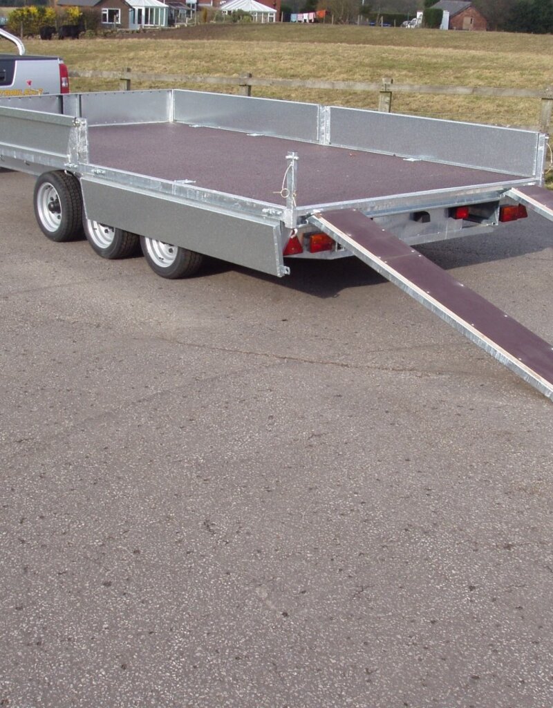 Bateson Trailers Bateson 3543 Twin Axle Platform 4.3m x 2m  14'x6'6" Platform Trailer, 3.5t Gvw