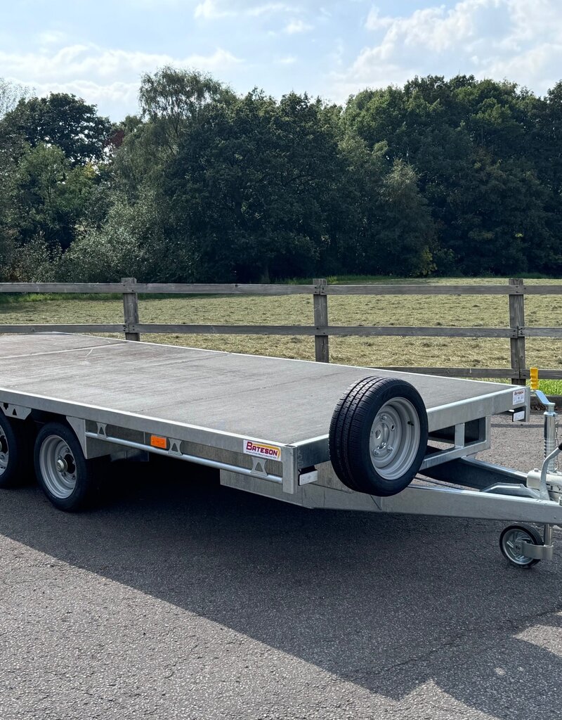 Bateson Trailers Bateson 3550 Platform  5m x 2m  (16'x6'6") Twin Axle Platform trailer 3500kg GVW