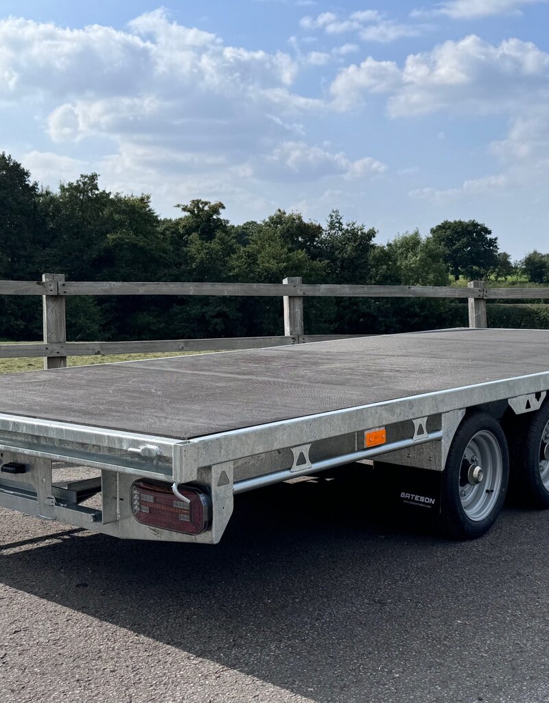 Bateson Trailers Bateson 3550 Platform  5m x 2m  (16'x6'6") Twin Axle Platform trailer 3500kg GVW