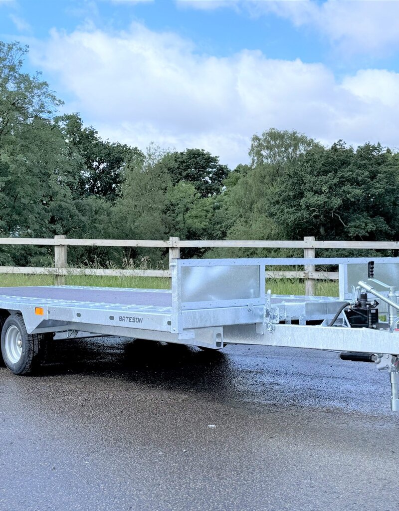 Bateson Trailers Bateson PT56 Tri-Axle Hydraulic Tilt Platform Trailer 5m x 2.1m (16' x 7') - 3.5t GVW