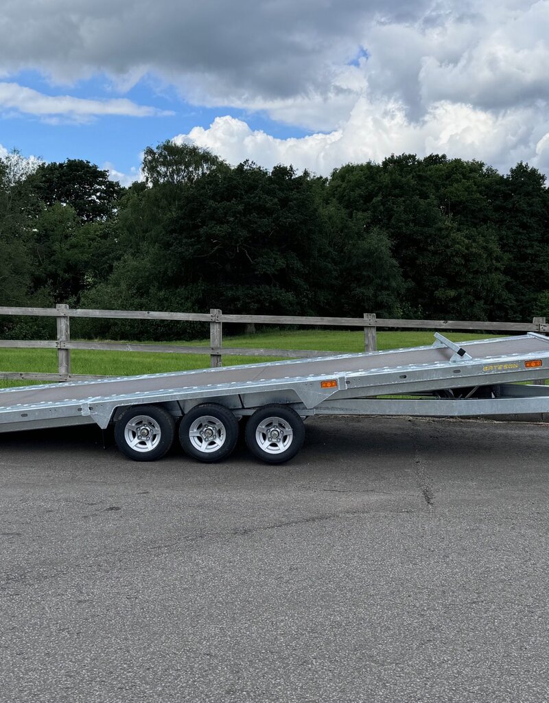 Bateson Trailers Bateson PT66 Tri-Axle Hydraulic Tilt Platform Trailer 5.5 x 2.1m 18' x 7' 3500kg GVW