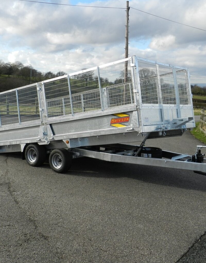 Bateson Trailers Bateson AT43 Hydraulic Tilt Trailer 4.3m x 1.9m ( 14'x 6'6") Twin Axle 2750kg GVW